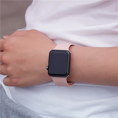Спортивный ремешок для apple watch band 44 мм 40 мм correa iwatch band 42 мм 38 мм силиконовый браслет apple watch 5 4 3 2 1 Аксессуары