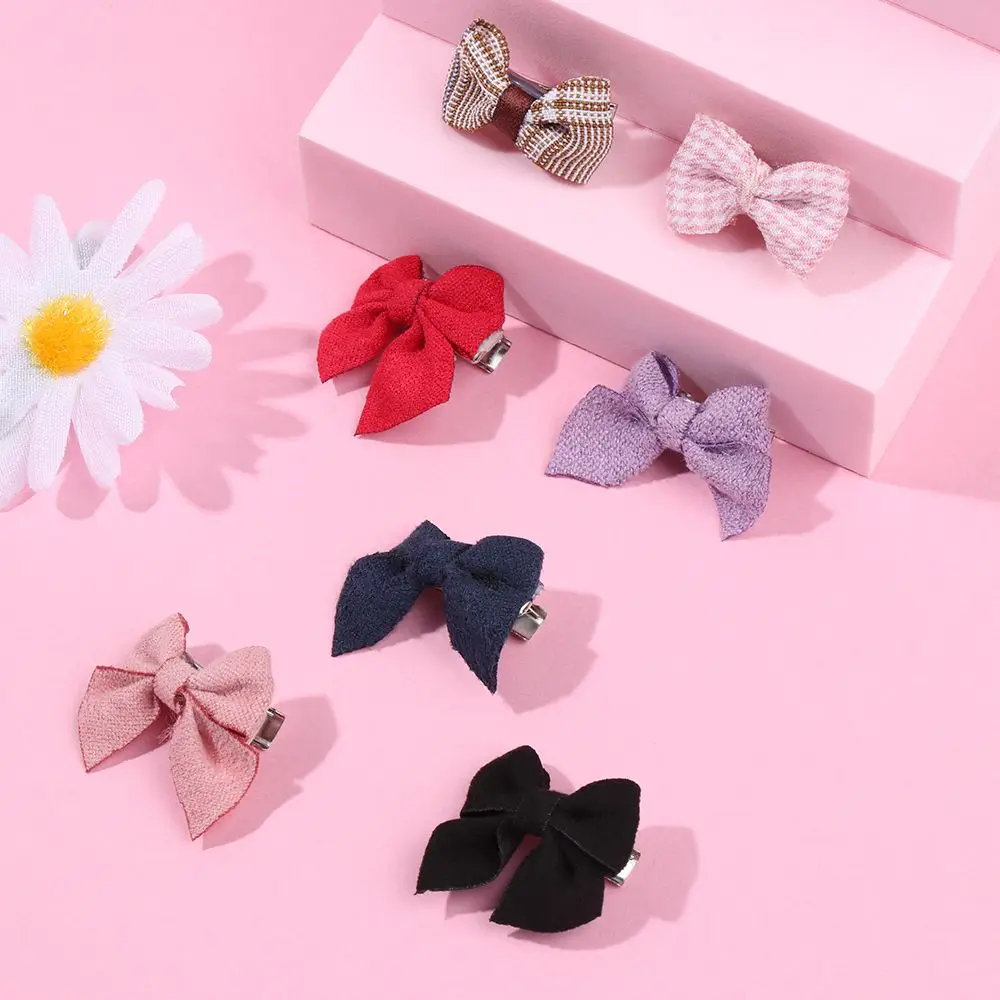 

1 Pc Doll Hairpin Mini Bow-knot Little daisy Clip Children Headwear Girl Birthday Gift Princess DIY Doll Accessories Doll