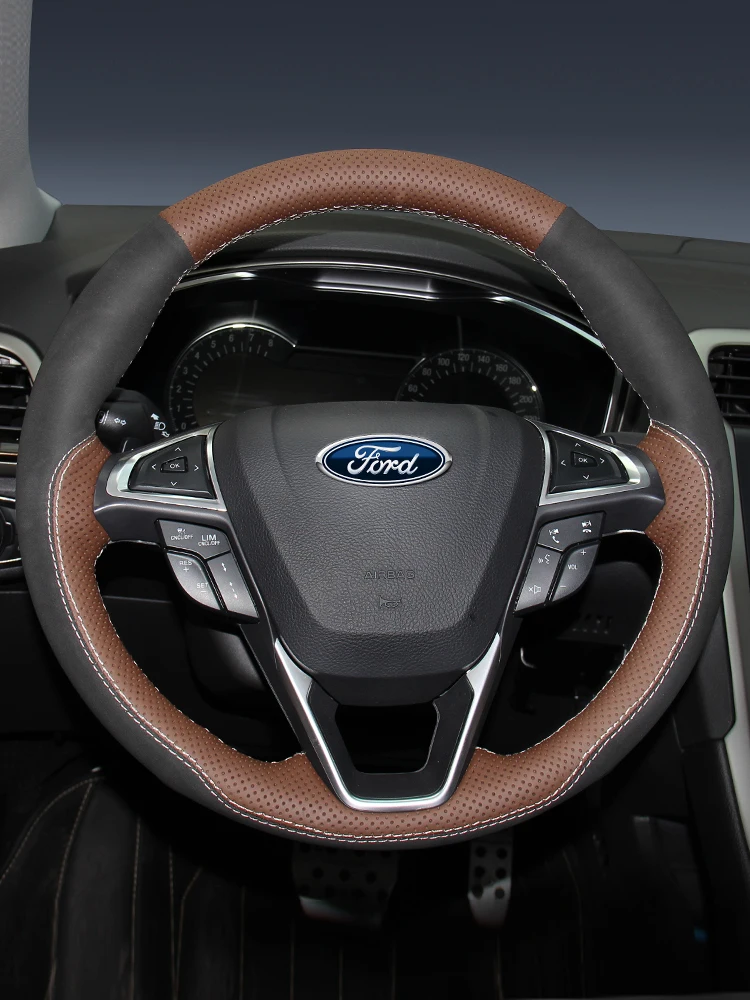 

Для Ford Mondeo edge Taurus Escort DIY Ручная строчка кожаная фотография