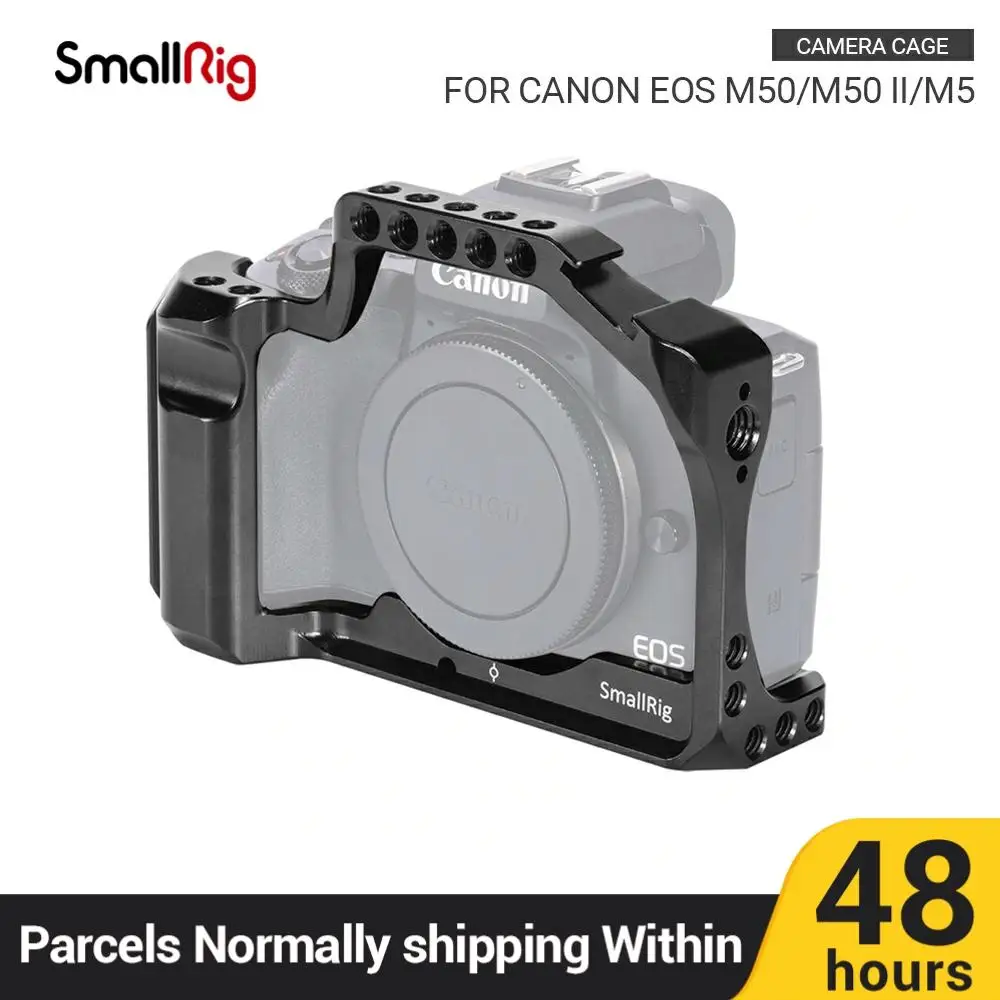 Клетка SmallRig для камеры Canon EOS M50 и M5 с мягкой ручкой подключения монитора к