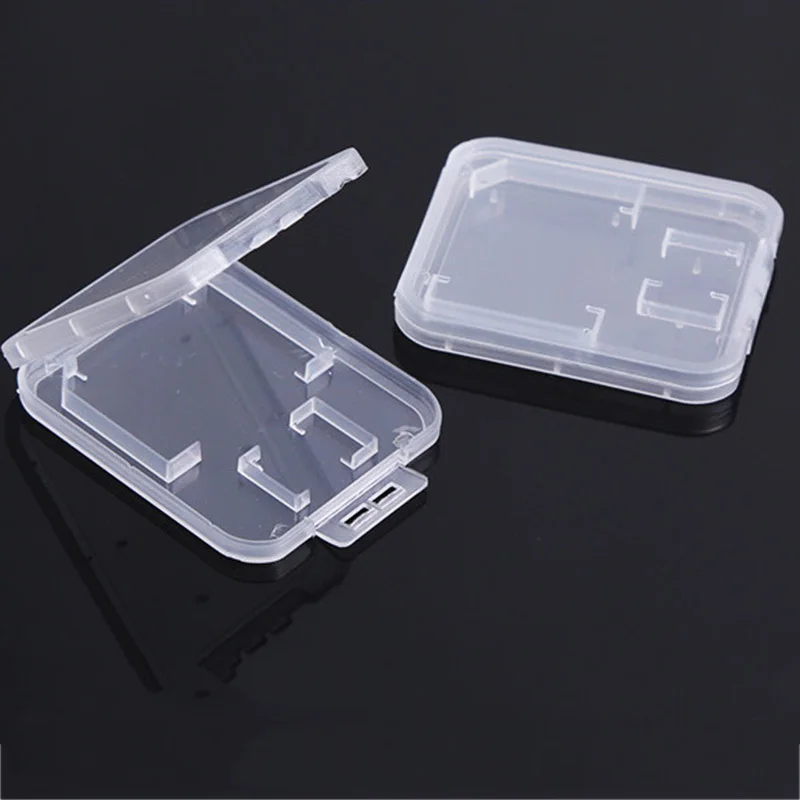 Защитный чехол для SD карты/карты памяти TF маленький белый пластиковый ящик