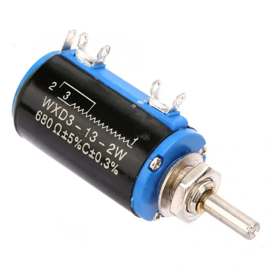 Высокоточный Регулируемый резистивный проволочный потенциометр 2 Вт