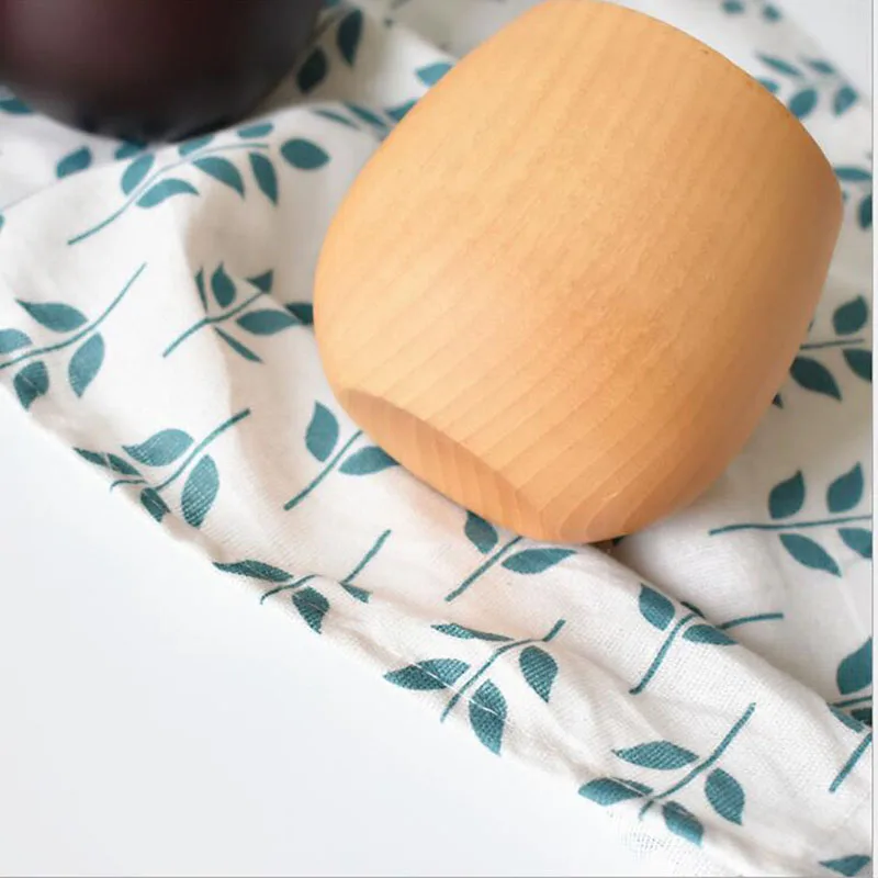 Деревянная цветная натуральная простая чашка для воды деревянная чайная