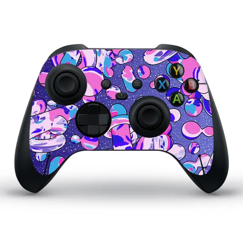 Силиконовый защитный чехол для геймпада красочная наклейка One S X PS5 защита