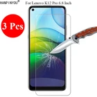 3 шт.лот, новое закаленное стекло 9H 2.5D для Lenovo  Music Lemon K12 Pro, защитная пленка 6,8 дюйма + инструменты для очистки