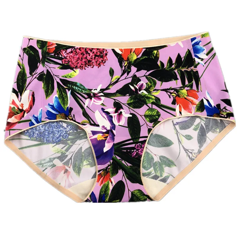 

High Quality Silk Satin Briefs Sport Panties Femme Sexy Underwear Seamless Mid Waist Woman Intimates Comfort Lady Lingerie Panty