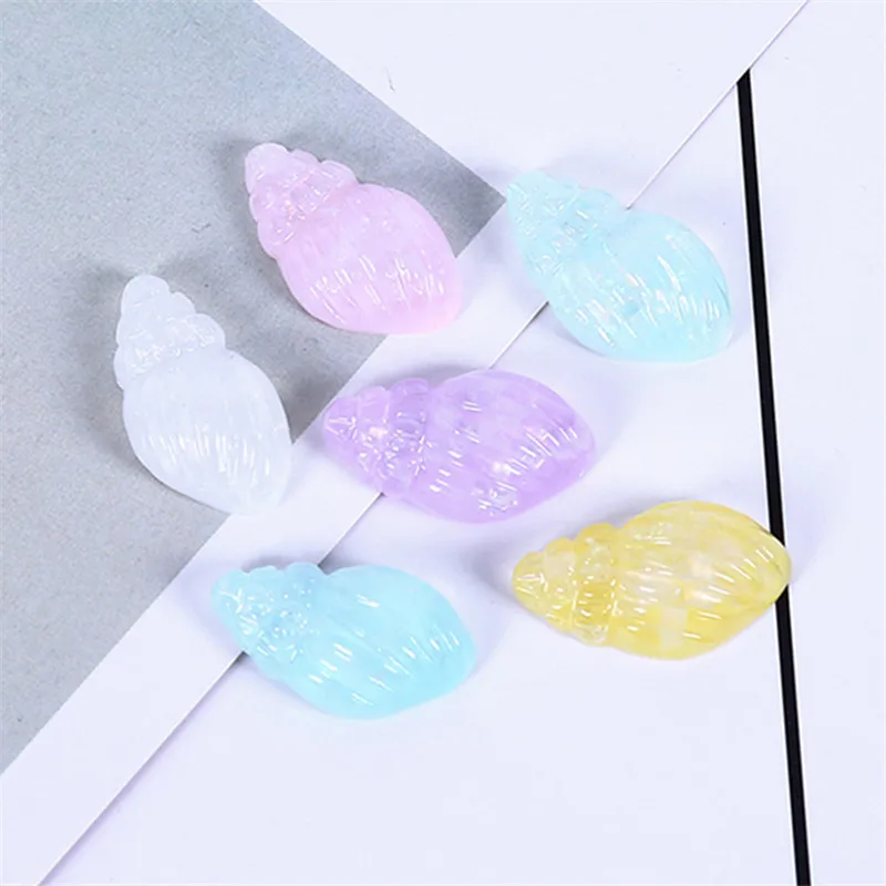 Смола прозрачный раковины игрушки супер легкая глина добавки слайдер слайм