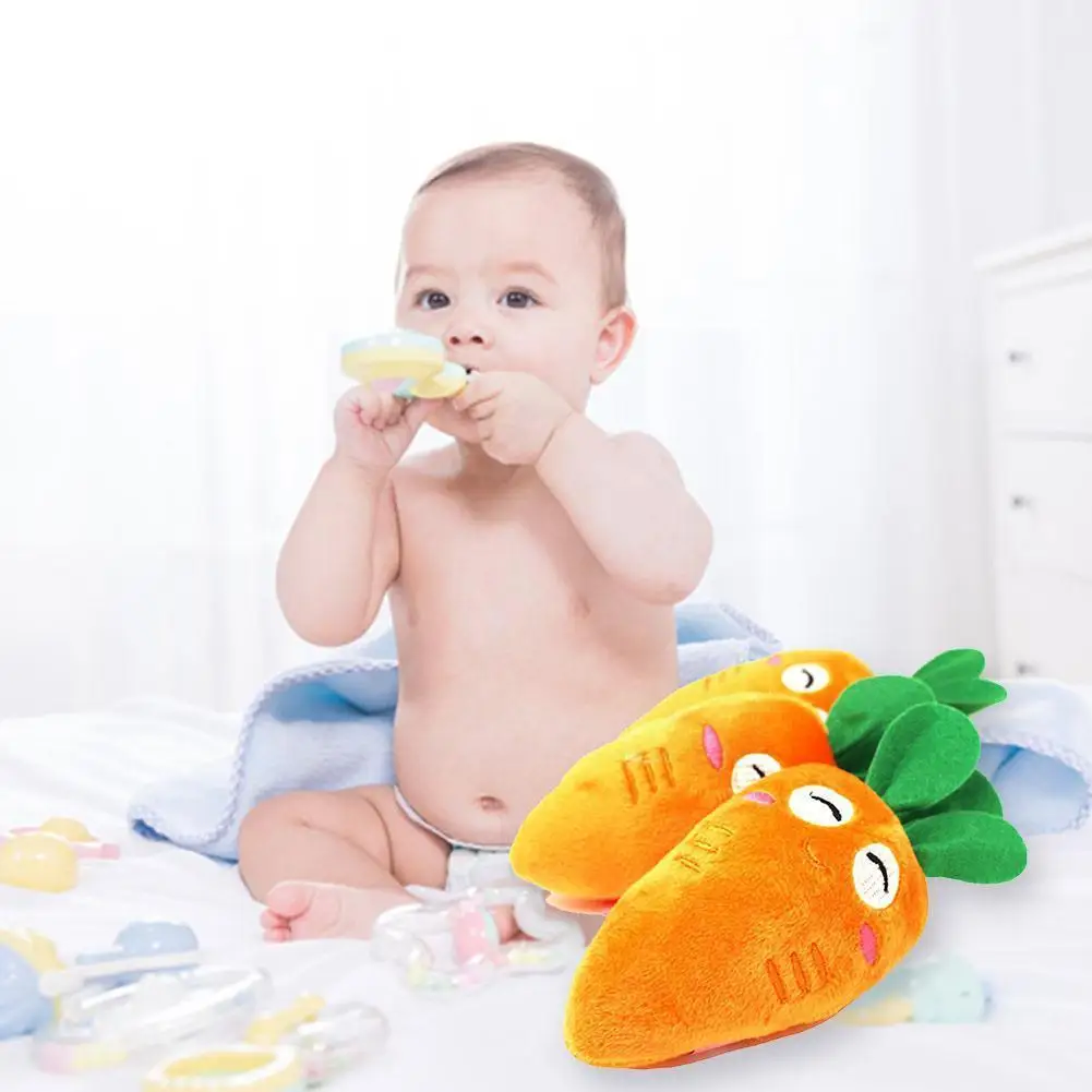 

1pieces High Quality 15cm Funny Vegetables Carrot Plush Toy Squeaky Toy Gift Kids Birthday Gifts Children Plant Sound Stuff J9q6