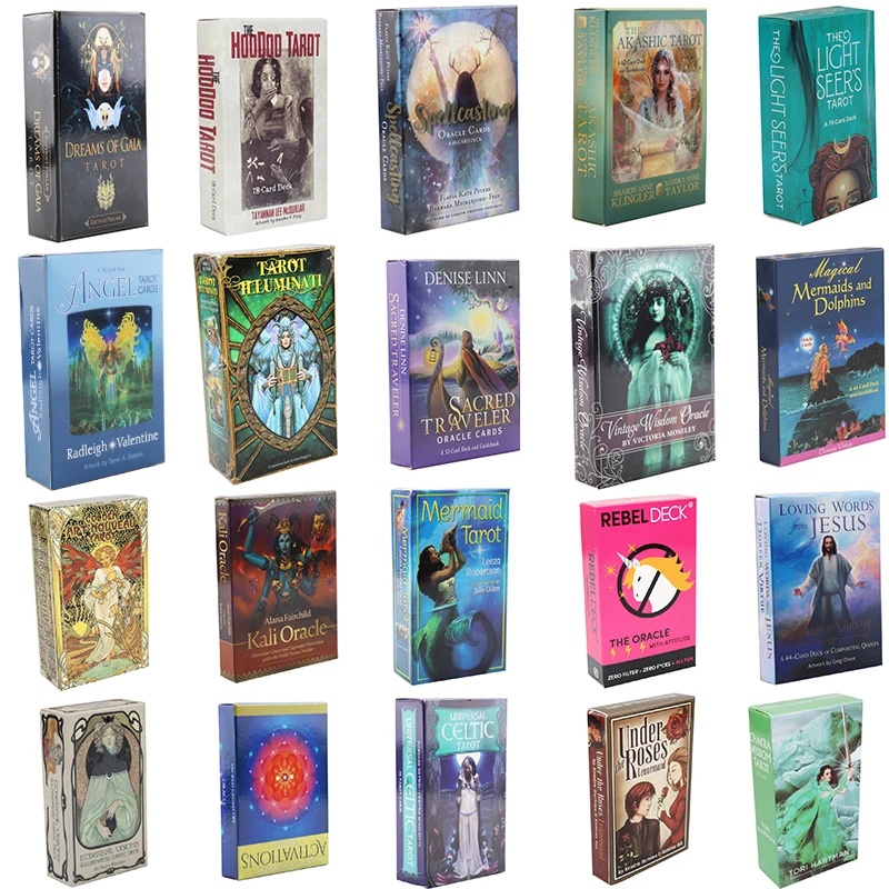 

Oracle Card Tarot Card Fortunetelling Fate Family Gathering Deck Board Game Full English Version With QR Code Electronic Manual