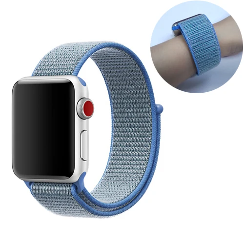 11 Ремешок для спортивных часов для apple watch, ремешок 42 мм, 38 мм, версия apple watch 5/4/3/2/1 наручных часов iwatch, ремешок 44 мм 40 мм двухслойный нейлоновый переплет ремешок для часов - Цвет ремешка: 11
