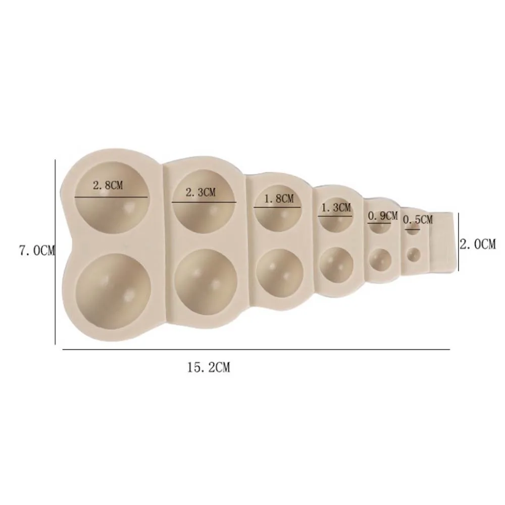 

Silicone Cake Model Chocolate Fudge Mold Large Small Multi Size Pearl Ball Shape Diy Baking Kitchen Baking Cake Decoration Tool