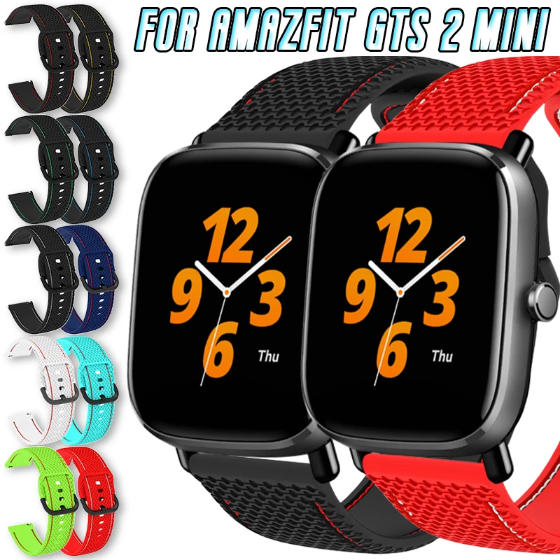 

Силиконовый ремешок для смарт-часов Huami Amazfit GTS 2 Mini, 20 мм