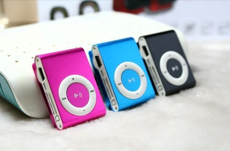 Портативный мини Mp3 музыкальный клип плеер MP3 плеер Поддержка Micro TF слот для карт USB яркие цвета зеркальный Спортивный MP3 плеер