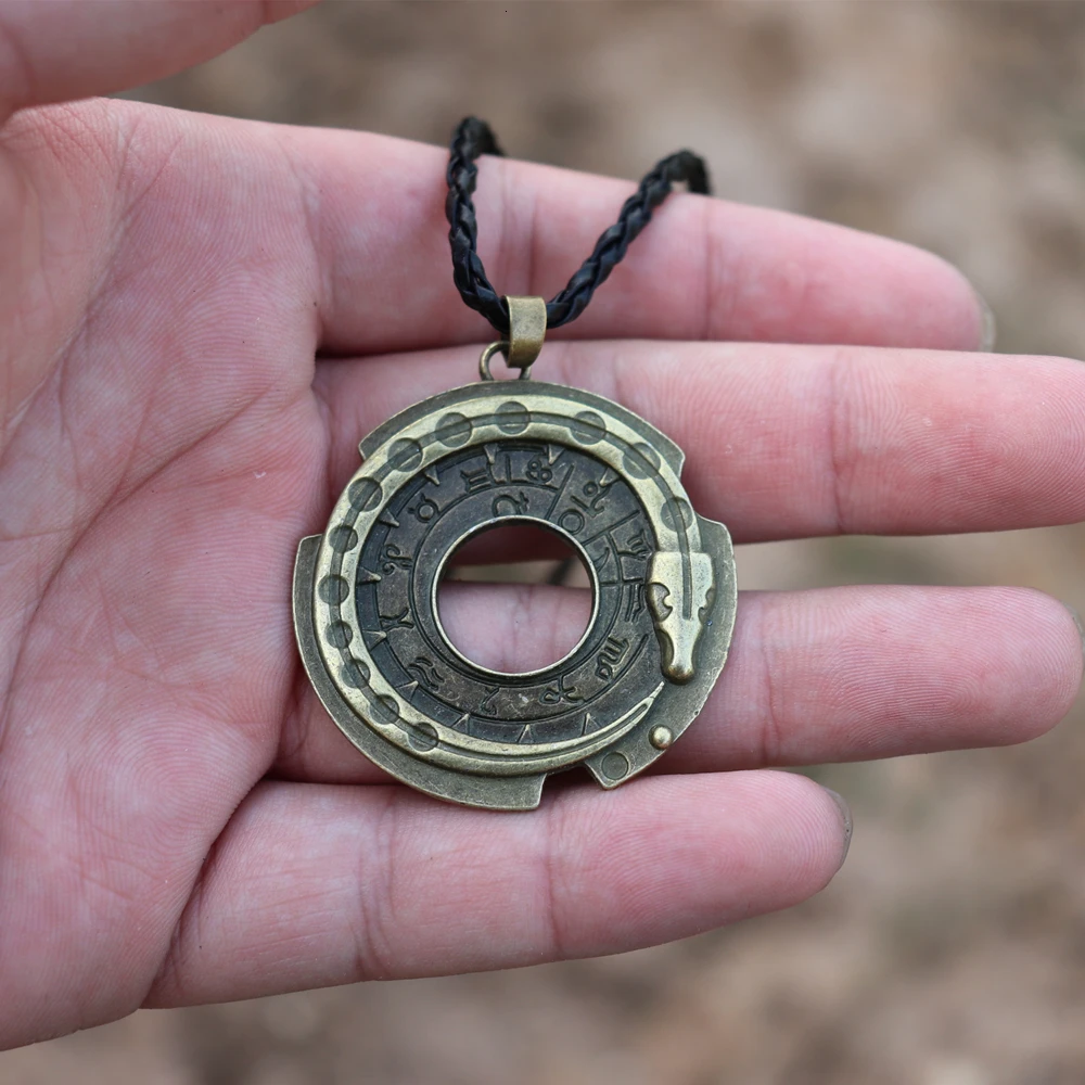 Древнейший мифологический символ Ouroboros Бесконечность змея бронзовая подвеска ожерелье Руна норвежский амулет ювелирные изделия