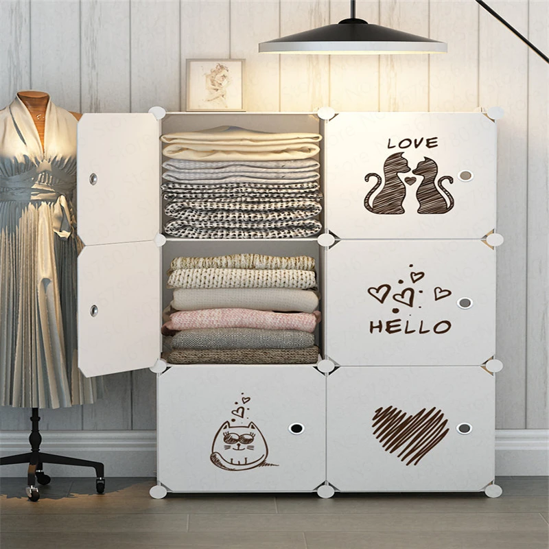 

Wardrobe Storage Box Clothing Storage Box Plastic Box Extra Large Storage Cabinet Fabric Loading Clothes Drawer Box