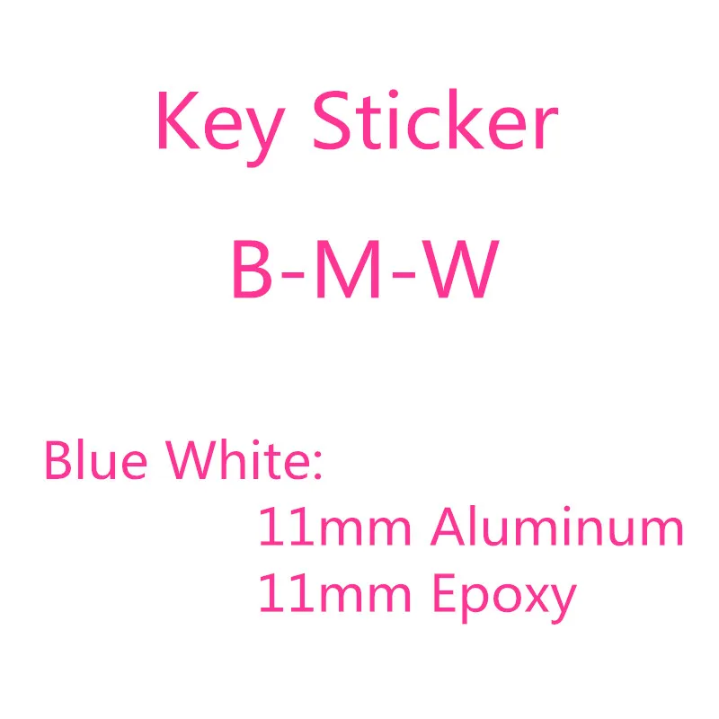 2-20 шт. Алюминиевые наклейки для автомобильных ключей 11 мм | Автомобили и