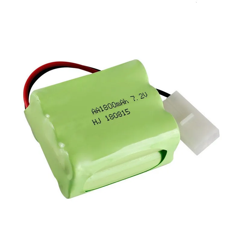 

( Tamiya 2P Plug ) 7.2v 1800mah NiMH Battery For Rc toys Car Tanks Trains Robots Boats Guns AA 700mah 7.2v Rechargeable Battery