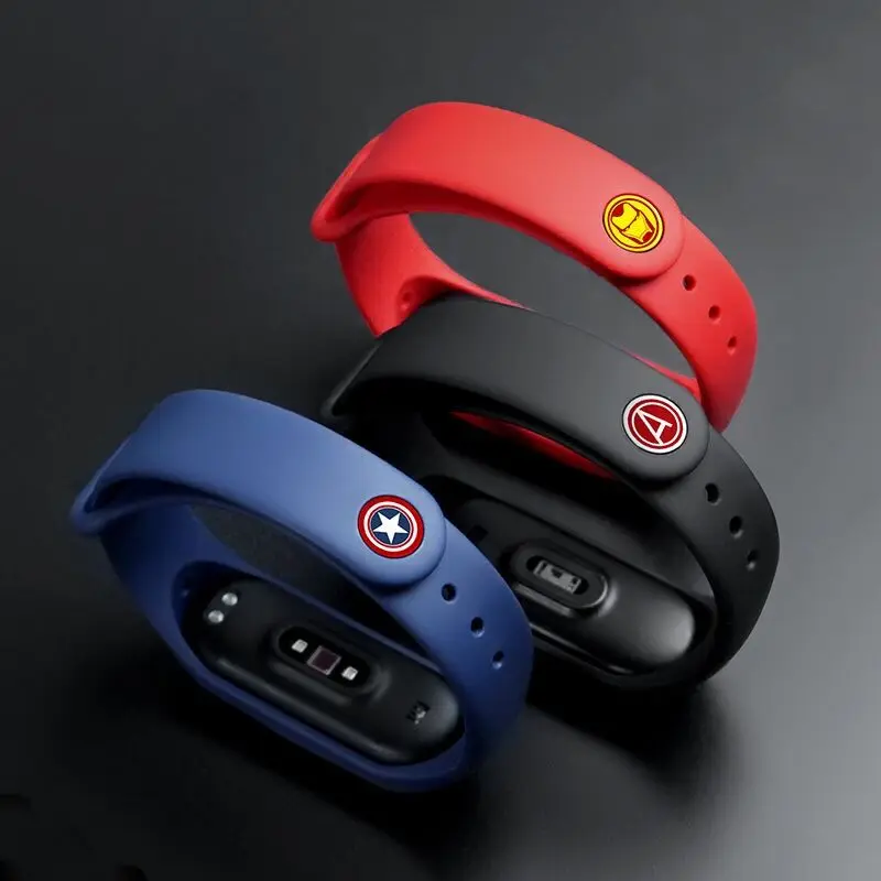 Для mi Band 4 3 силиконовый ремешок на запястье для Xiaomi mi 4 3 ремешок с металлической пряжкой браслет с узором mi band 4 Ограниченная серия