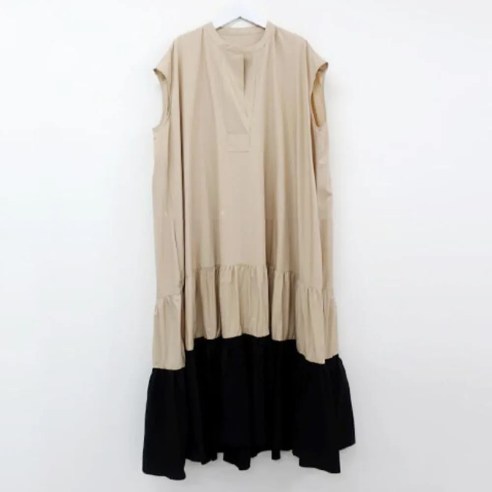 Летнее женское платье 2021 шить с коротким рукавом Длинные платья круглым вырезом