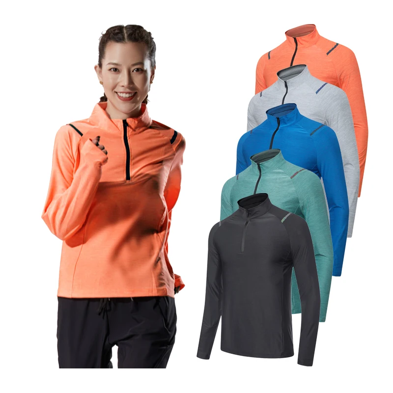 Женские Длинные футболки для бега фитнеса тренировок йоги быстросохнущая