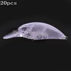 20 шт., пустая приманка для рыбалки, 13,6 г, 8,6 см, Неокрашенная, сделай сам, рыболовная приманка, искусственный Воблер для рыбалки, японские рыболовные приманки