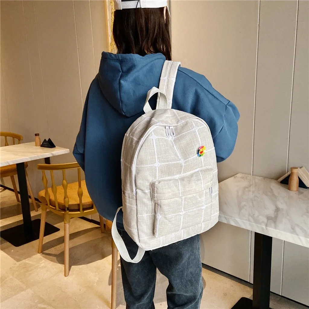 

Transer 2020 Fashion Fashion Women's Outdoor Solid Color Multi-Function Backpack Shoulder Bag Multifunctional anti-theft bag