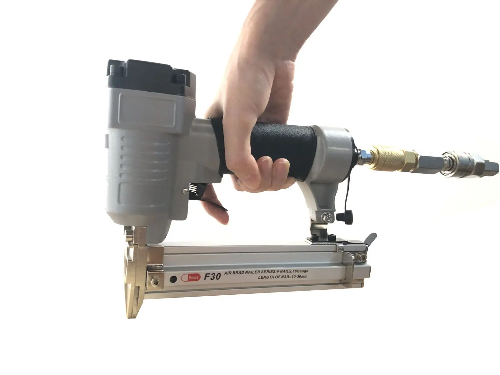 

18-Gauge Brad Nailer Kit Пистолет для ногтей 120psi для домашнего улучшения с компрессором