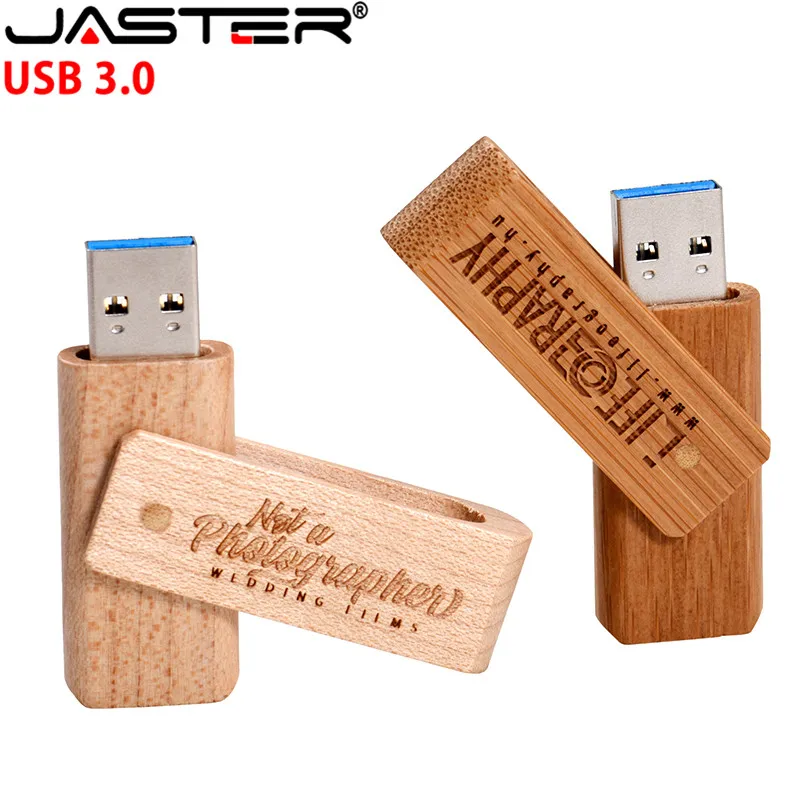 JASTER USB3.0 логотип клиента деревянный флеш-накопитель деревянная Флешка 4 ГБ 8 ГБ 16 ГБ 32 ГБ 64 Гб карта памяти(более 5 шт. бесплатный логотип