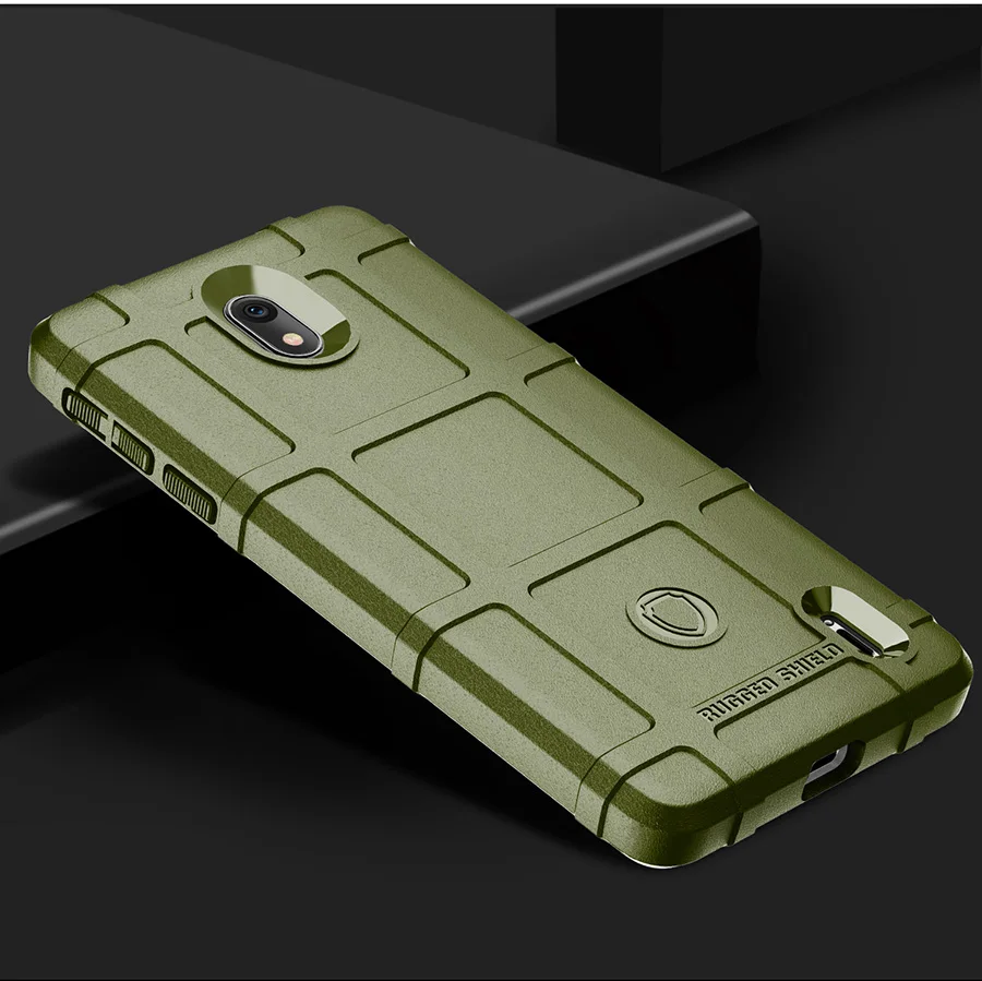 green Сверхмощный телефонные чехлы для Nokia 7 1 7,1 3,1 3 плюс X7 X71 X3 3,2 4,2 6,2 6,1 7,2 3A 3C чехол силиконовый резиновый бронированный жесткий чехол сильный - Цвет: green