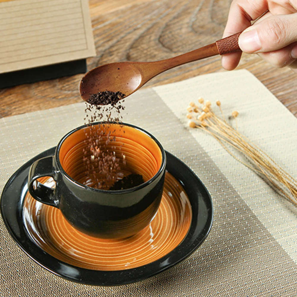 1 шт деревянной ложкой практичный посуда бытовая ложка со шпилькой креативный