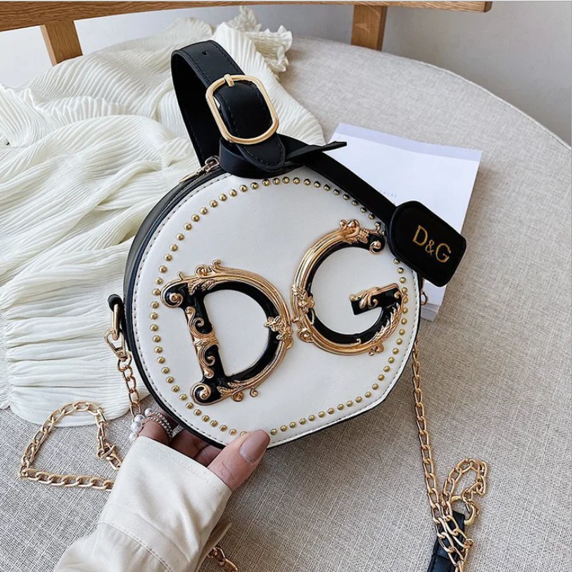 

Bag Female 2021 New Korean Fashion Foreign Style Personalized Small Round Bag Single Shoulder Messenger Handbag Mini Bags