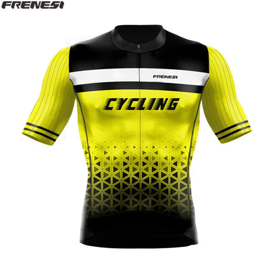 

Frenesi Summer Men's Short Sleeved Shorts Quick Dry Shirts Cycling Mtb Jersey Bicycle Outdoor Clothing Bike Top Ropa Ciclismo