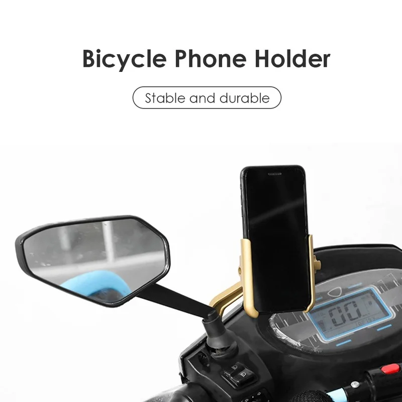 

Universal Aluminium Alloy Bike Phone Holder Stand 360 Rotation Adjustable MTB Motorcycle Bicycle Handlebar GPS Bracket Mount