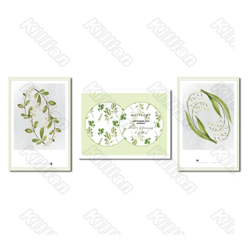 

Pure and Fresh Style Branches and Leaves Frameless Poster Home Bedroom Decorative Living Room Canvas Painting Hd Print Poster
