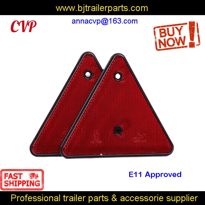 CVP 2 шт. Высококачественная треугольная светоотражасветильник лампа для прицепа