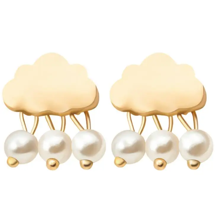 Ey965 Свадебные милые/романтический модный простые геометрические серьги из