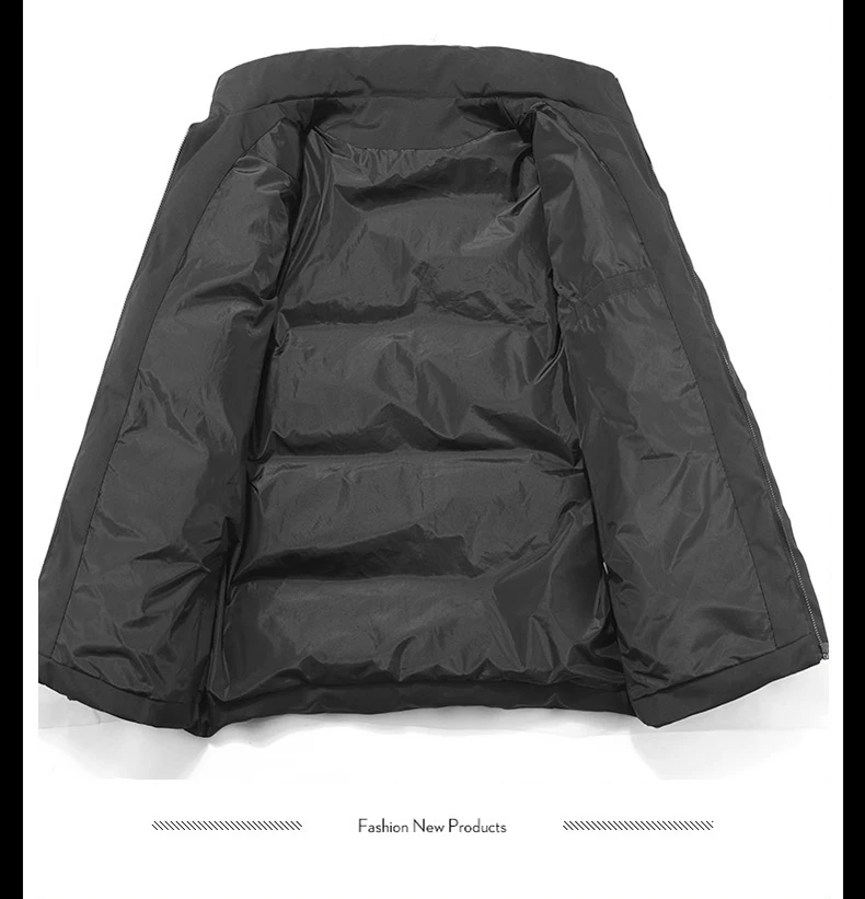 

Popular Cotton Padded Men's Winter Short Stand Collar 2020 New Fashion Versatile Men's Jacket Padded Casual Coat