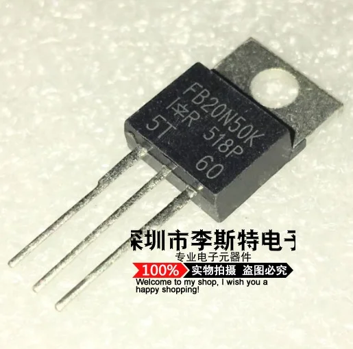 

10pcs FB20N50K IRFB20N50K TO-220 20A/500V