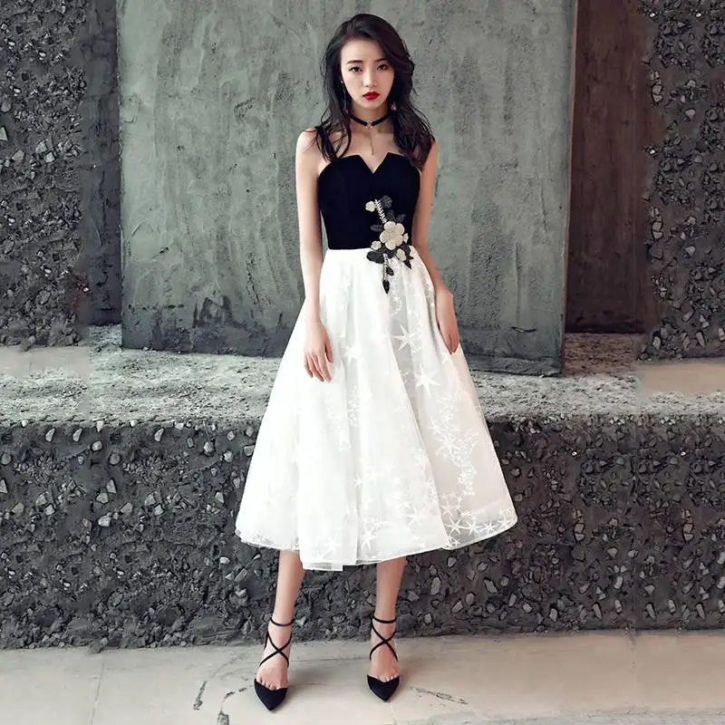 V-образный вырез свадебное вечернее платье Восточное женское платье-Ципао