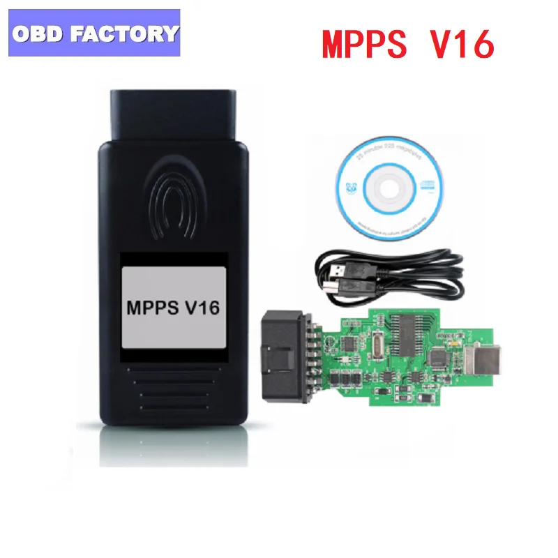 Диагностический инструмент MPPS V 16.1.02 ECU Flasher OBD2 для настройки микросхемы V16 EDC15 EDC16