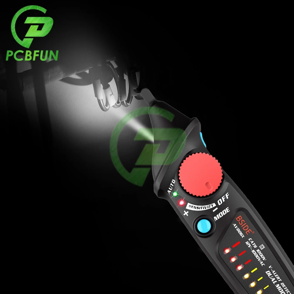 Бесконтактный индикатор напряжения BSIDE AVD06 профессиональный умный тестовый