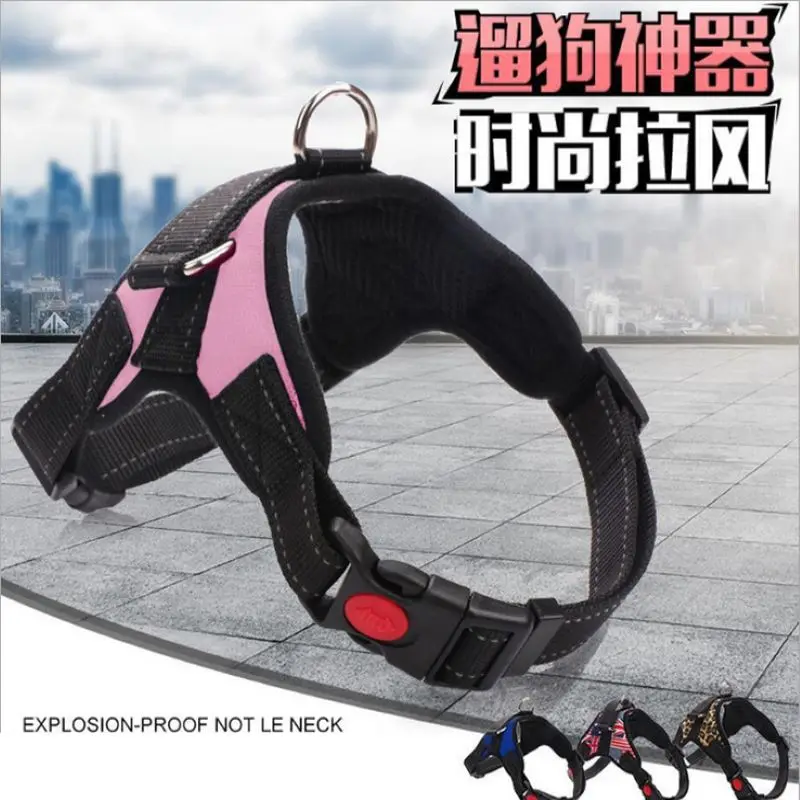 

Dog Hand Holding Rope Medium Large Dog Chain K7 Explosion-Proof Chest Strap Dog Leash