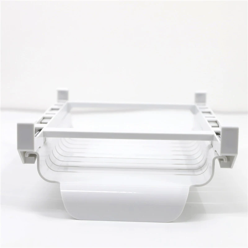 

Organizer for Refrigerator Telescopic Storage Rack Household Storage Bag Rail Rack Punch-Free Hanging Rack 2020ing