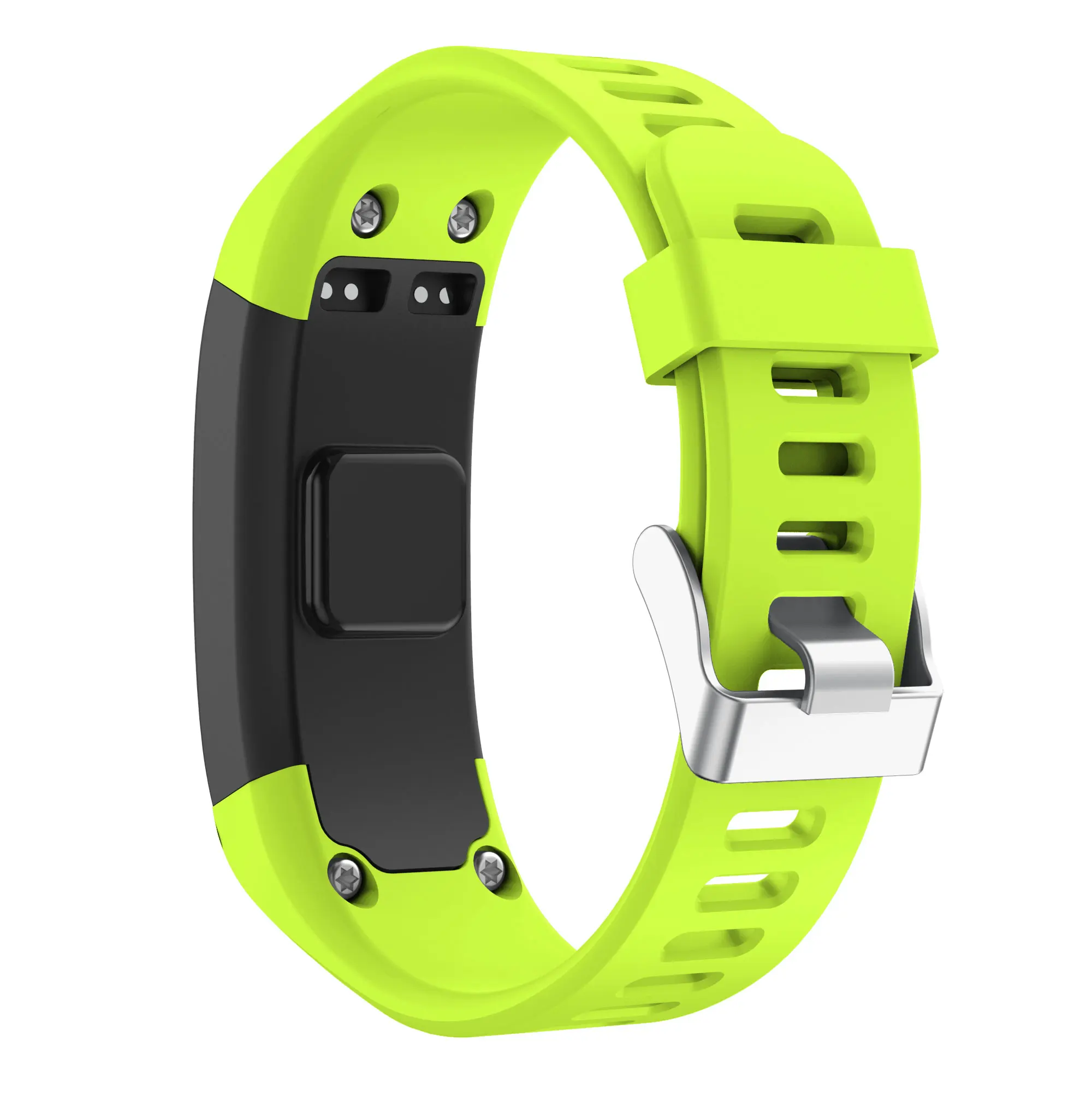 Green YAYUU совместимый ремешок для Garmin Vivosmart HR+ с металлической пряжкой ремешок для часов водонепроницаемый стойкий ремешок - Цвет: Green