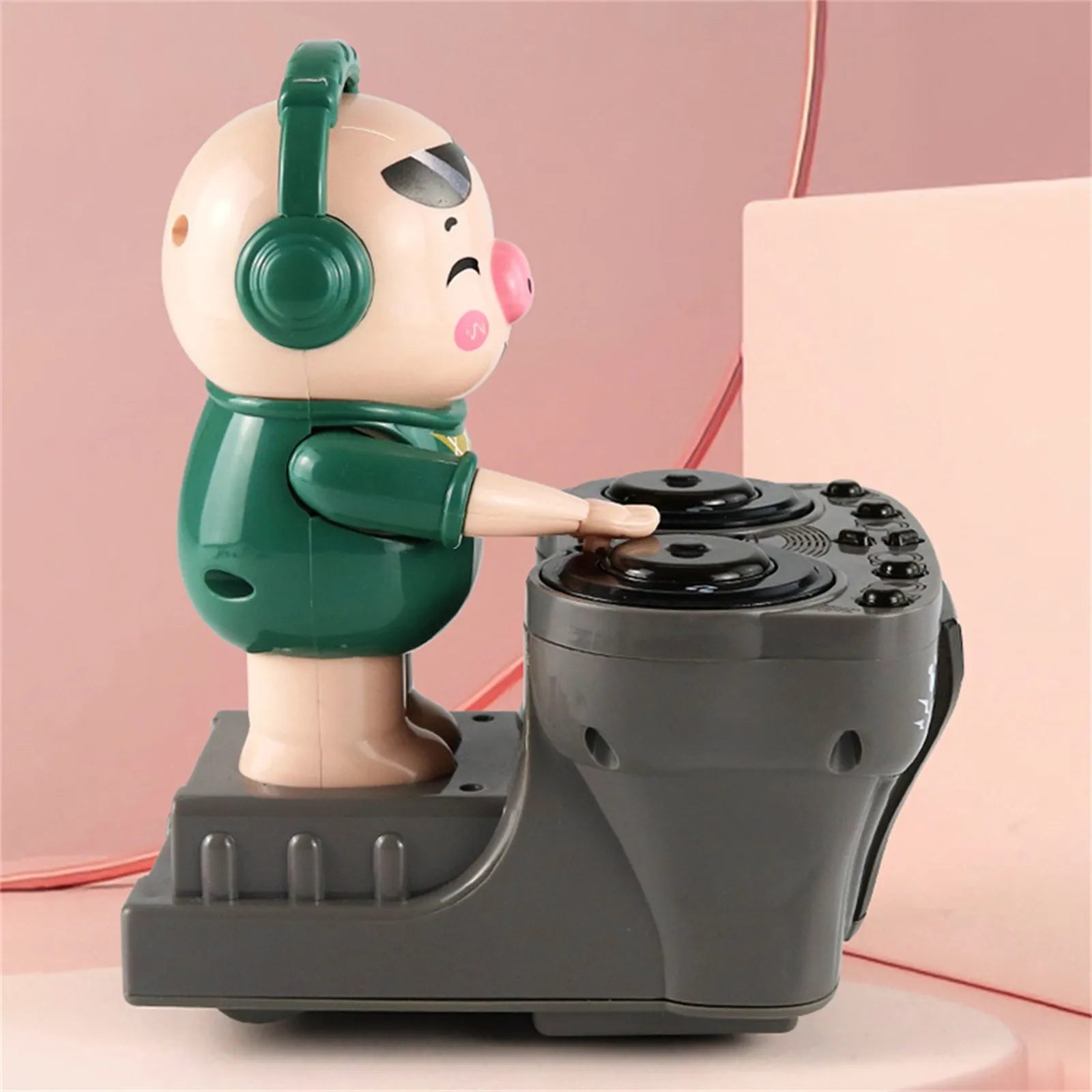 

Dj Little Pig Funny Electric Musical Dancing Pig Toy With Colorful Light Swing Back And Forth Novelty Toys For Kids Cute Piggy
