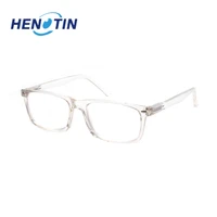 henotin fashion transparent comfortable presbyopic glasses plastic round frame super affordable reader eyeglasses diopter 0 600