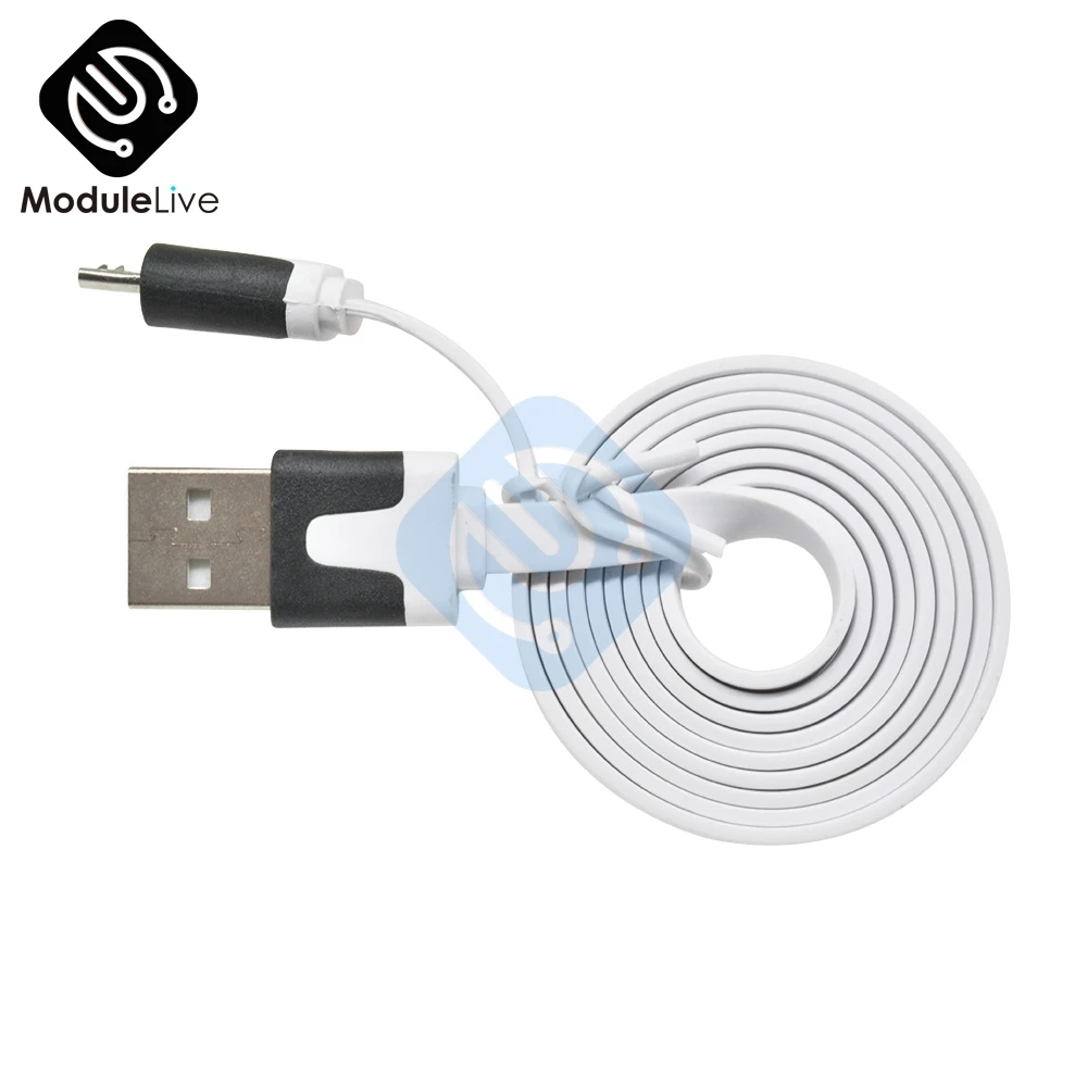 1 м 3.3ft провод Micro USB синий для Wemos D1 мини NodeMcu проводной кабель