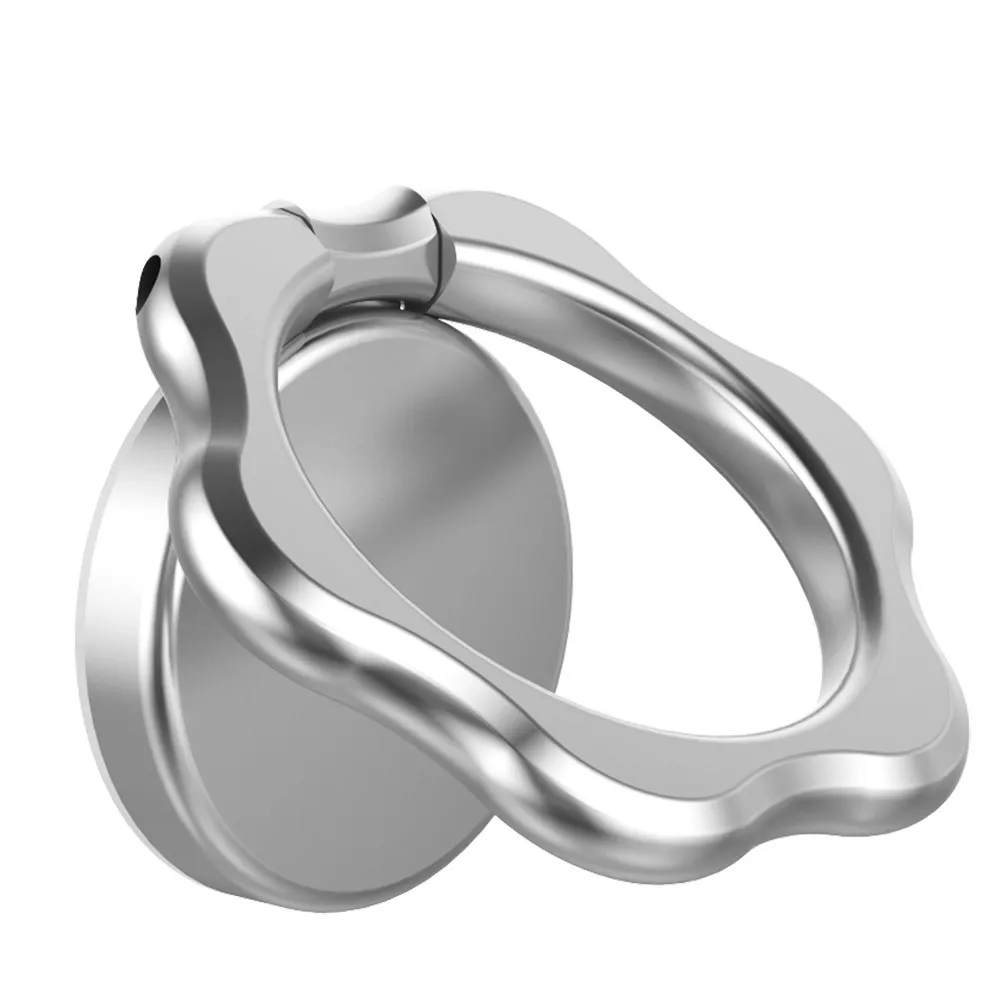 Цинковый сплав Цветы Форма палец кольцо держатель 360 градусов вращение для iPhone X 7