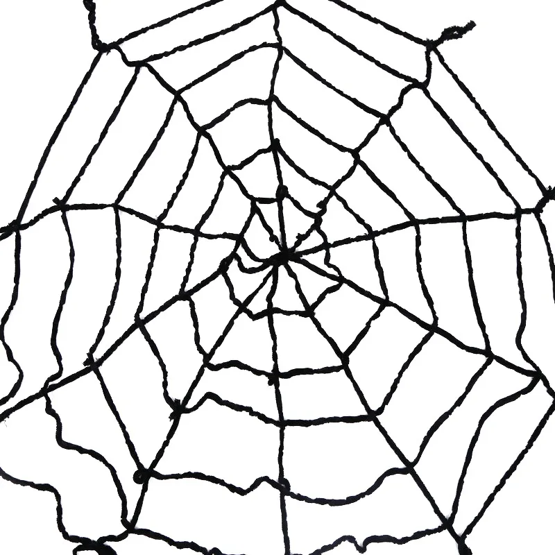 Ненастоящий паук веб Хэллоуин украшения жуткий Крытый Открытый двора дом с