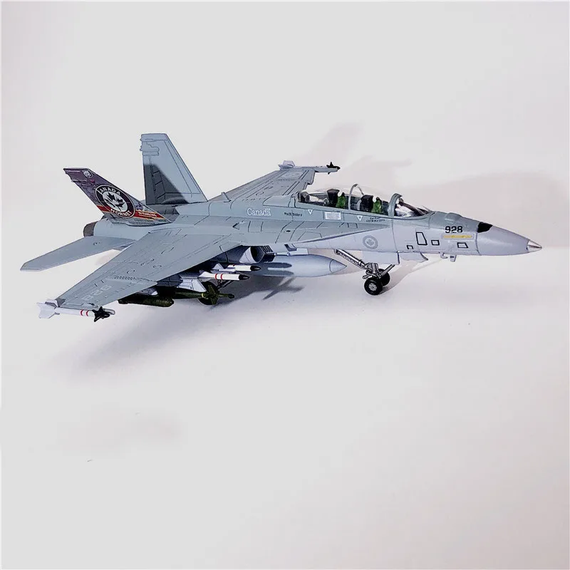 1/100 весы Канада F/Hornet Strike Fighter военный литой металлический самолет модель игрушки
